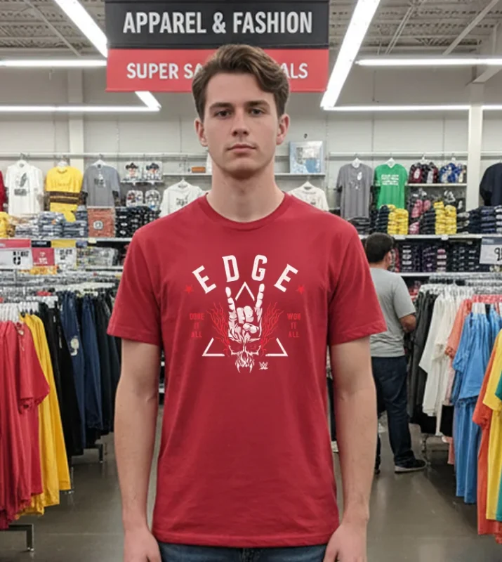 Edge Done It All Won It All   Red T Shirt