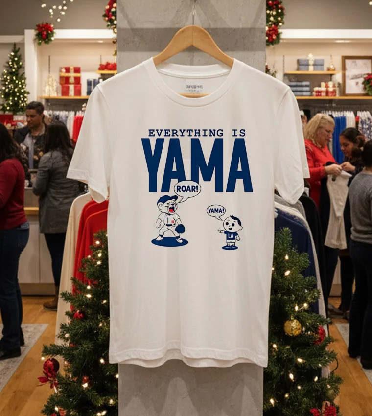 Everything Is Yama Yoshinobu Yamamoto Cartoon White T Shirt