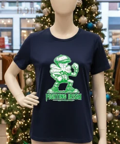 Fighting Irish Classic   Navy T Shirt