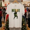 Fire Fist Resist Frog Portland Protest Frog White T Shirt