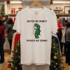 Frog United We Ribbit Divided We Croak White T Shirt