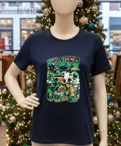 Green Ranger Tommy Oliver Superman graphic American style t-shirt