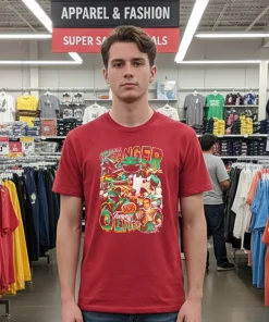 Green Ranger Tommy Oliver Superman graphic American style t-shirt