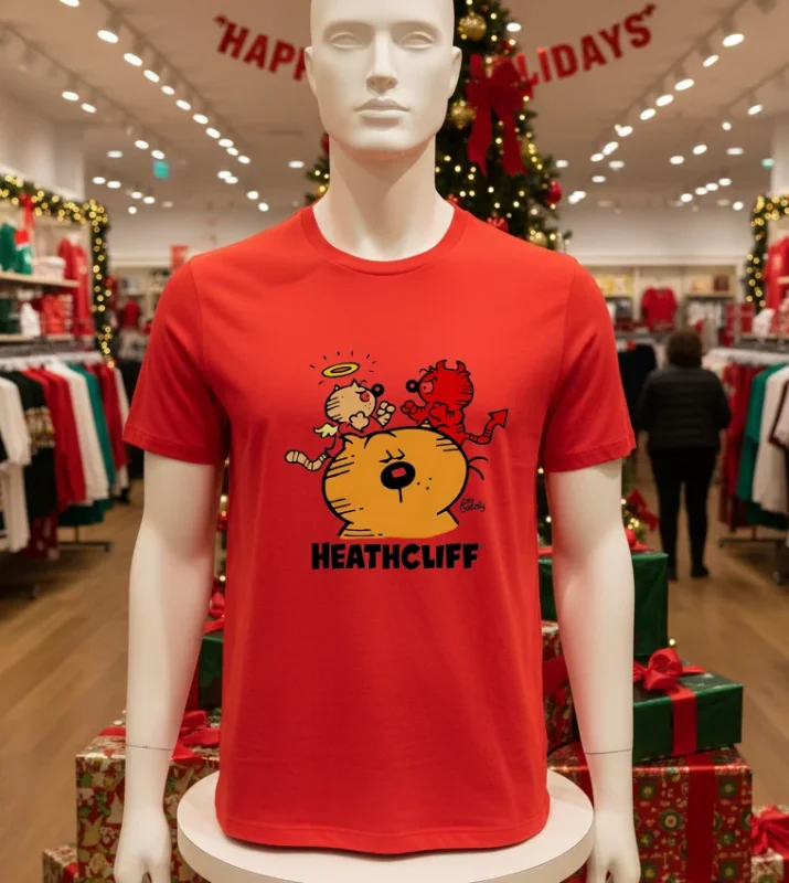 Heathcliff Dual Angels And Demons Red T Shirt