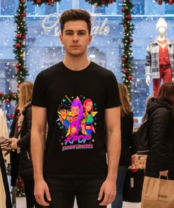 Huntrix Battle Squad Rumi Mira Zoey from KPop Demon Hunters American style t-shirt