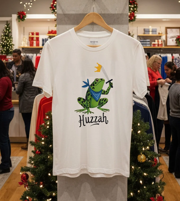 Huzzah Frog Protest Portland Frog Meme - white-t-shirt Huzzah Frog Protest Portland Frog Meme White T Shirt