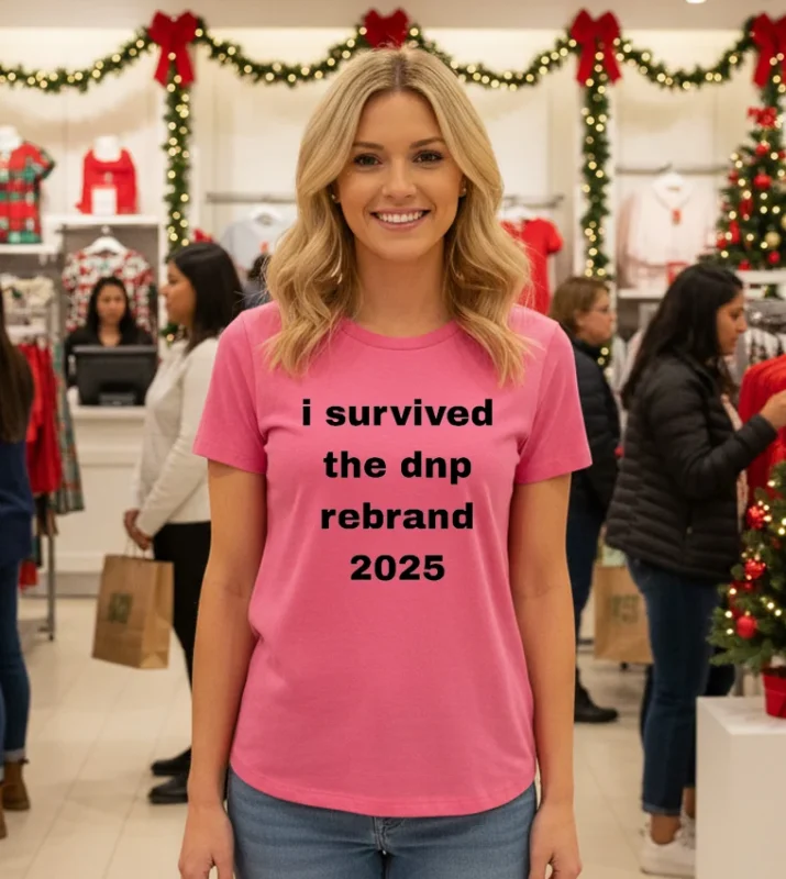 I Survived The Dnp Rebrand 2025 T Pink T Shirt