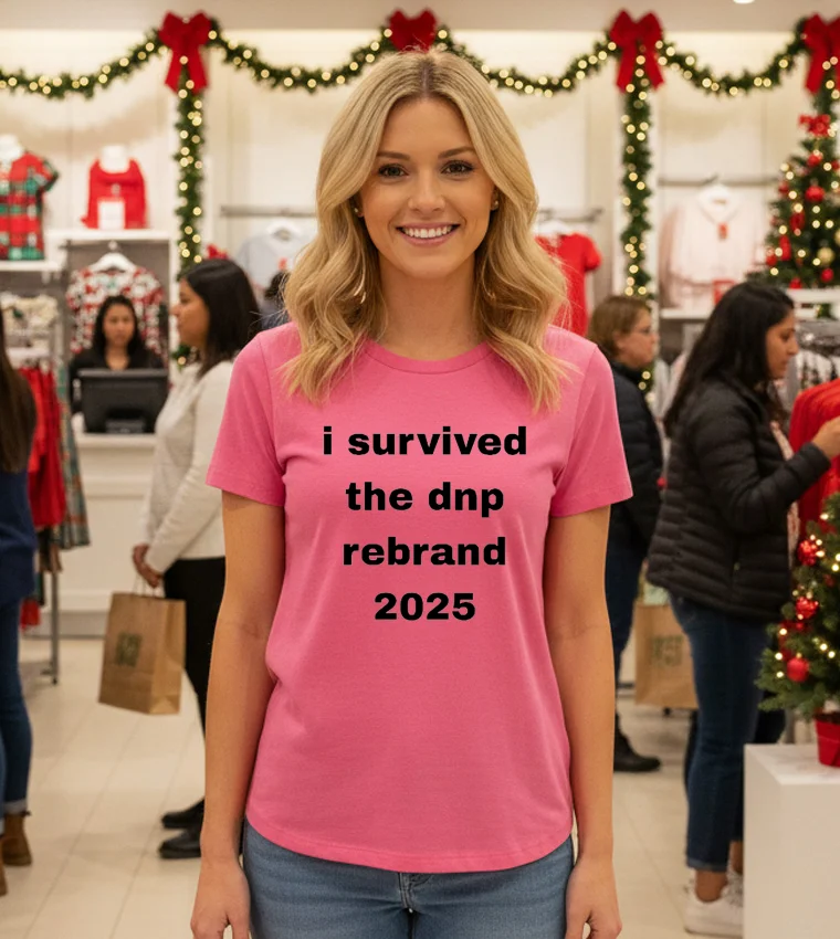 I Survived The Dnp Rebrand 2025 T - pink-t-shirt I Survived The Dnp Rebrand 2025 T Pink T Shirt