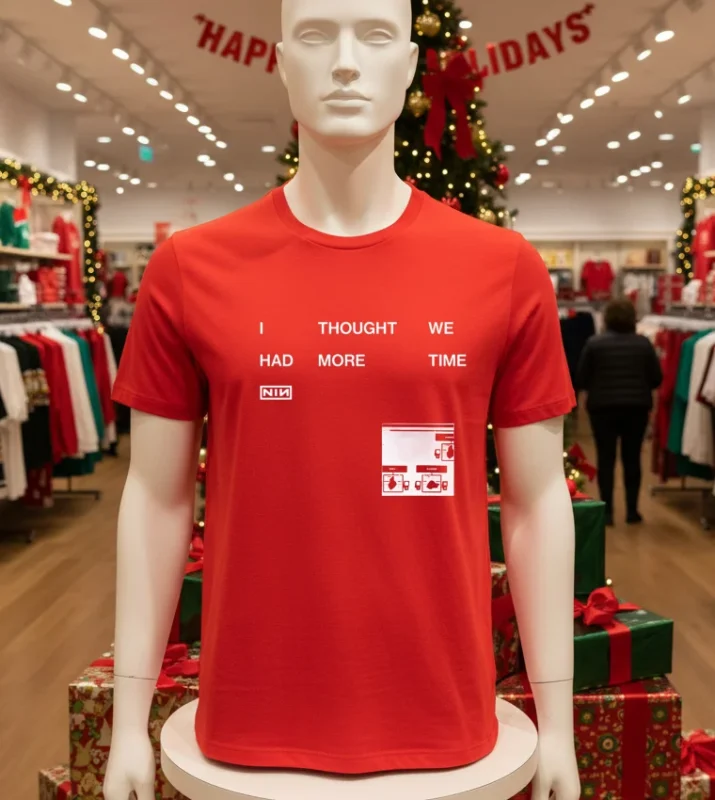 I Thought We Had More Time Shirt Minimalist Nin   Red T Shirt