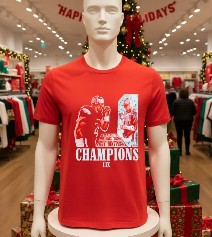 Jalen Hurts Winning Is The Only Thing That Matters Champions Lix T Red T Shirt