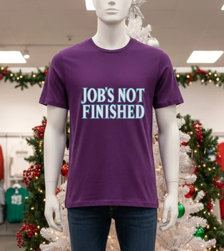 Job S Not Finished Seattle Mariners Purple T Shirt