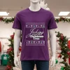 Joshing Around Christmas Tree Purple T Shirt