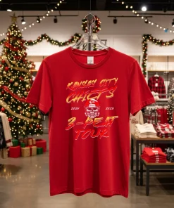 Kansas City Football 3 Peat tour 2024 2025 American style t-shirt