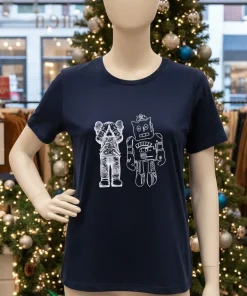 Kaws X Uniqlo Warhol Ut Graphic   Navy T Shirt