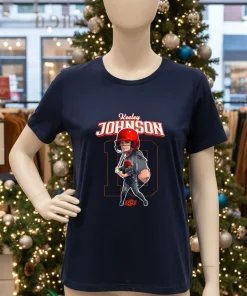 Keeley Johnson Oklahoma State Player Collage Poster American style t-shirt