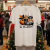 Las Vegas Raiders Tis The Season Halloween   White T Shirt