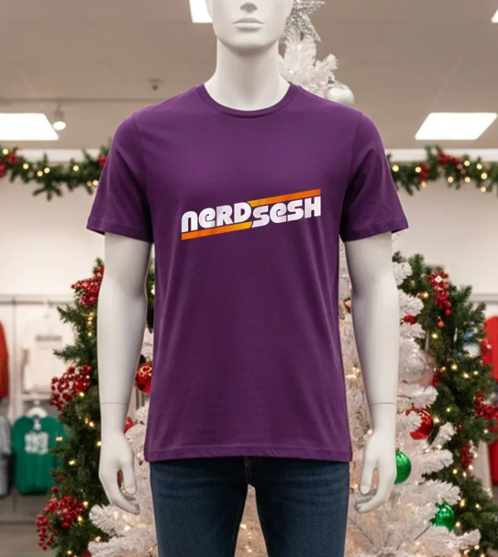Logo Nerd Sesh Concer The Volume Purple T Shirt
