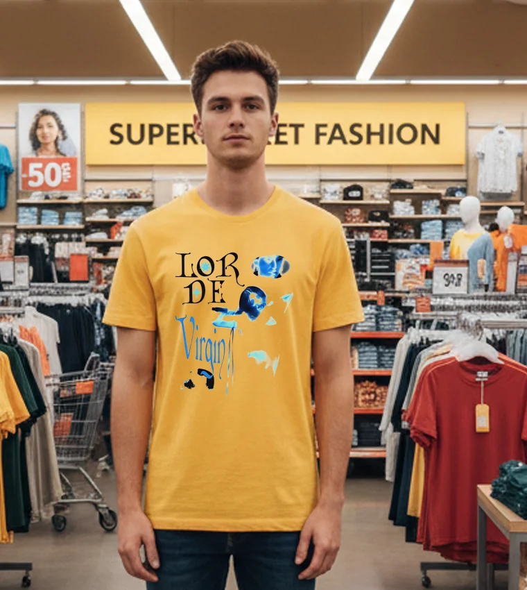 Lorde Virgin Classic - yellow-t-shirt Lorde Virgin Classic Yellow T Shirt