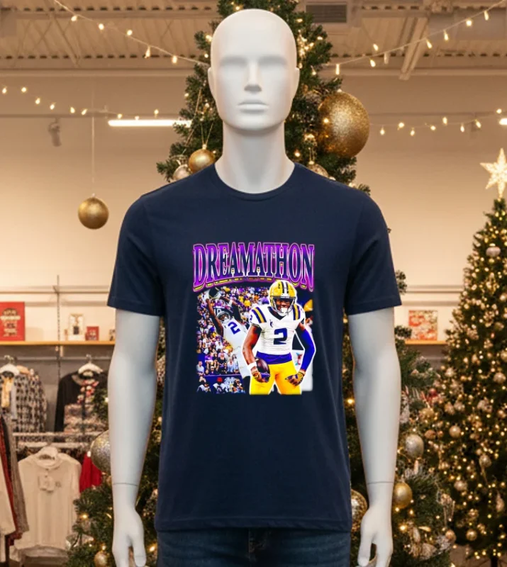 Lsu Tigers Kyren Lacy Dreamathon Bayou Dreams Black T Shirt