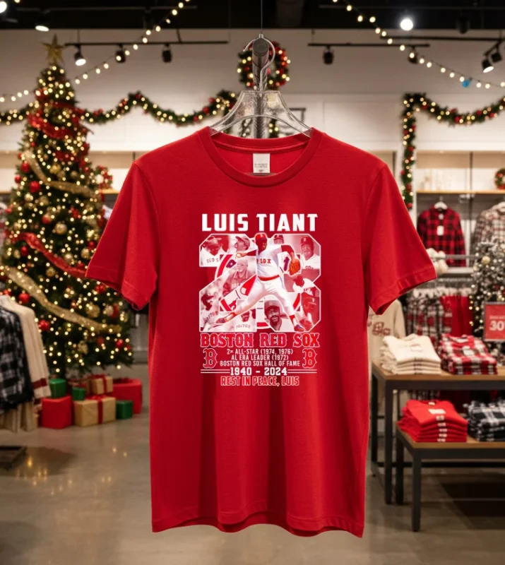 Luis Tiant X Boston Red Sox 1940 2024 Rest In Peace Luis   Red T Shirt