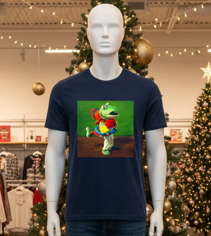 Mariners Humpback Salmon Humpy Salmon   Black T Shirt