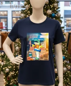 Mariners Salmon Run All Star Game   Navy T Shirt