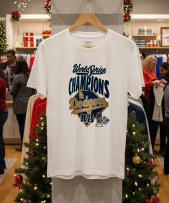 Men s Los Angeles Dodgers Steel 2025 World Series Champions Locker Room shirt