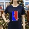 Michael Jordan Legend Logo Nba   Navy T Shirt