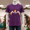 Mile High Flag Horse Purple T Shirt