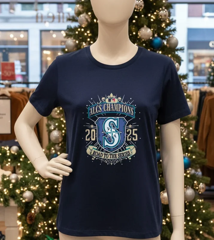 Mlb Seattle Mariners Alcs Champions Road To The Series   Navy T Shirt