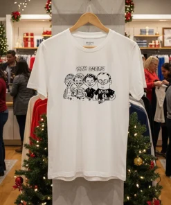 Mom jeans drawing of the band 2025 American style t-shirt