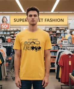 Mom jeans drawing of the band 2025 American style t-shirt