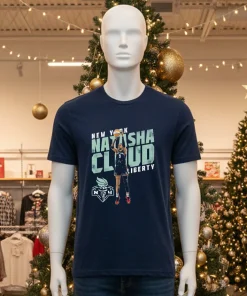 Natasha Cloud New York Liberty Slant American style t-shirt