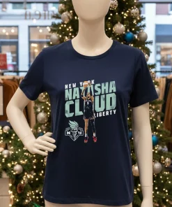 Natasha Cloud New York Liberty Slant American style t-shirt
