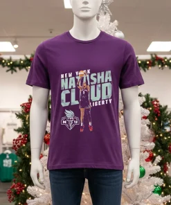 Natasha Cloud New York Liberty Slant American style t-shirt