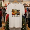 New Orleans Saints Tis The Season Halloween White T Shirt
