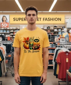 New York Jets Tis The Season halloween American style t-shirt