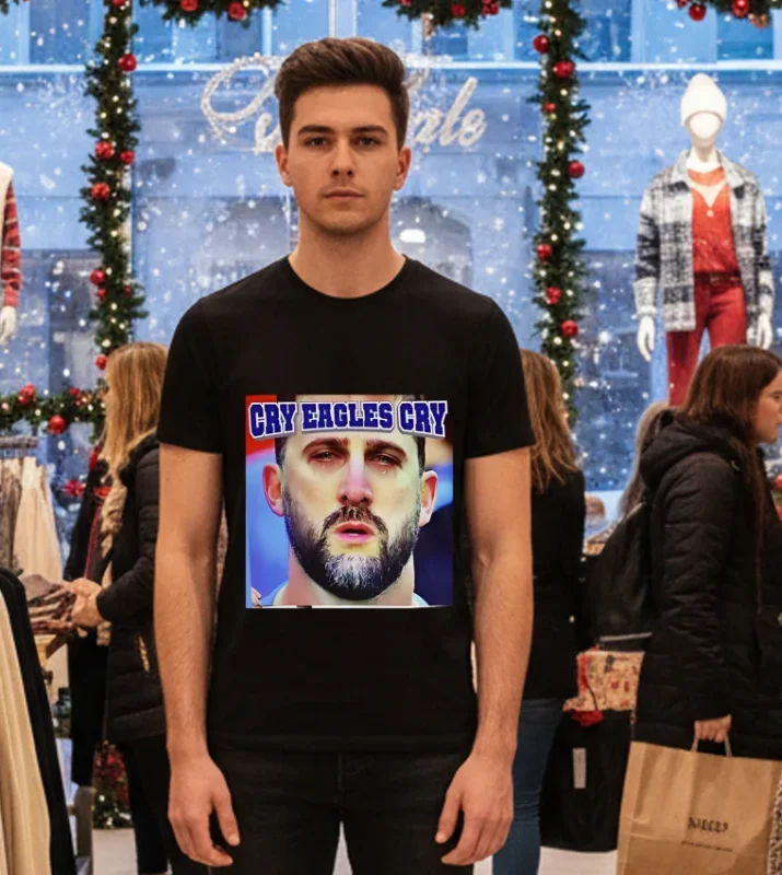 Nick Sirianni Cry Eagles Cry Philadelphia Eagles T Black T Shirt
