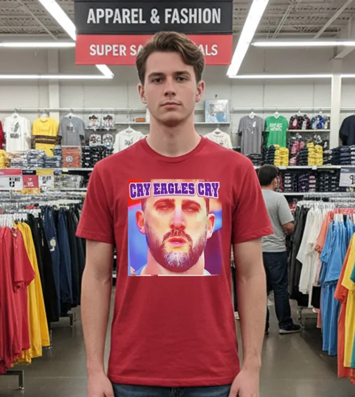 Nick Sirianni Cry Eagles Cry Philadelphia Eagles T   Red T Shirt