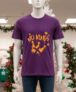 No Kings sample paint simple shirt
