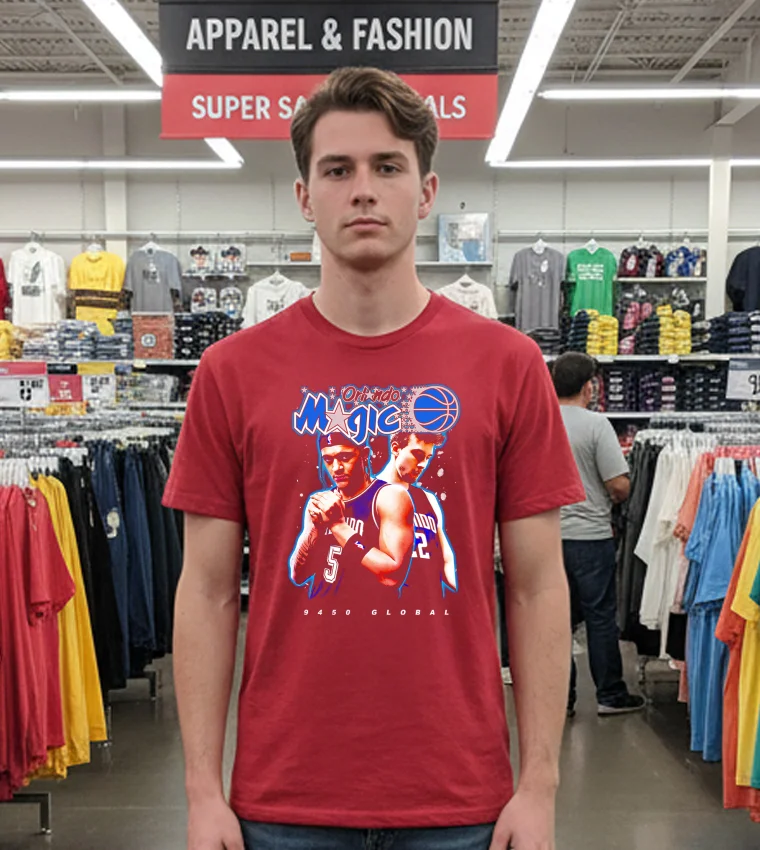 Orlando Magic Paolo Banchero And Franz Wagner 9456 Global - red-t-shirt Orlando Magic Paolo Banchero And Franz Wagner 9456 Global Red T Shirt
