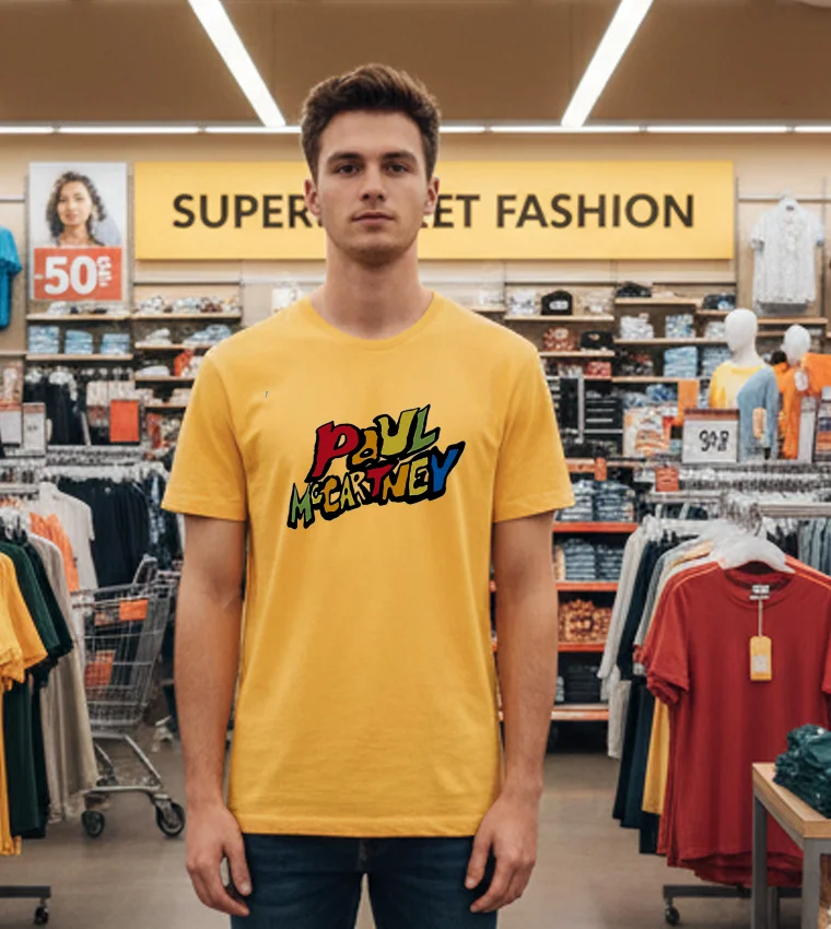 Paul Mccartney Got Back Tour 2025 Pride - yellow-t-shirt Paul Mccartney Got Back Tour 2025 Pride Yellow T Shirt