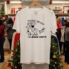 Peace In The Middle East Funny Cartoon   White T Shirt