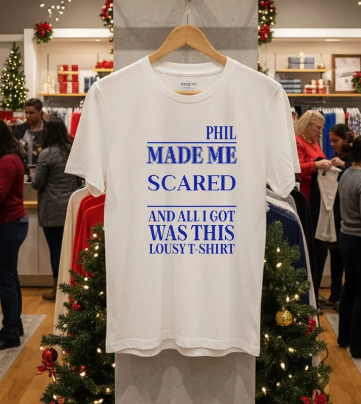 Phil Made Me Gay And All I Got Was This Lousy T   White T Shirt