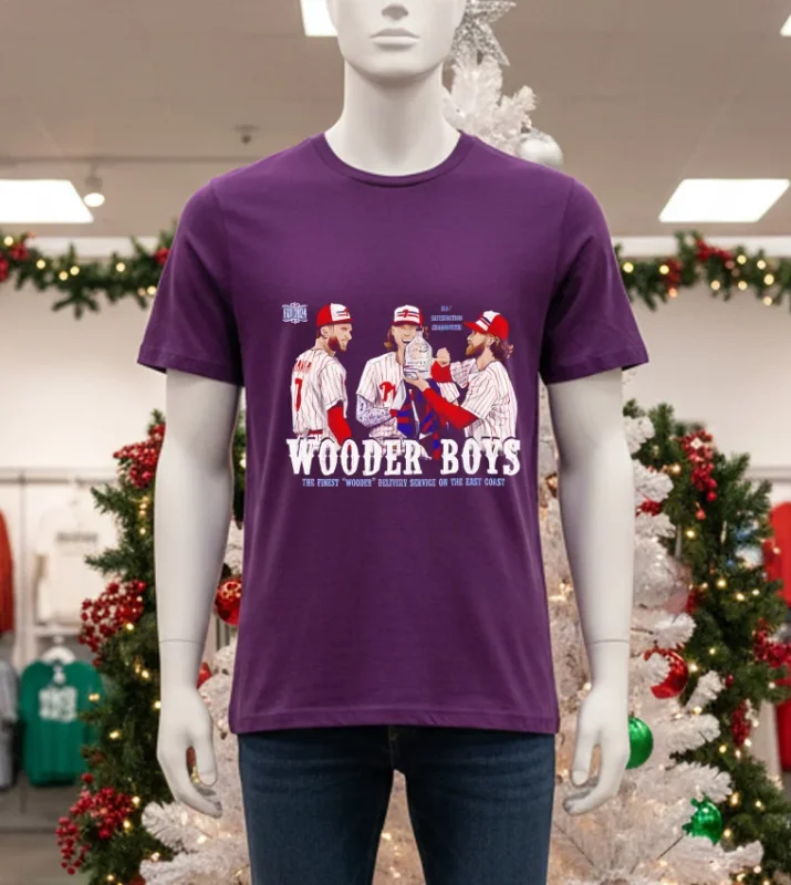Philadelphia Baseball Wooder Boys T Purple T Shirt