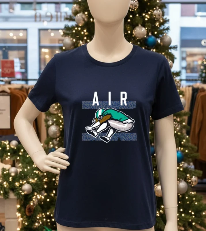 Philadelphia Eagles Phly Air   Navy T Shirt