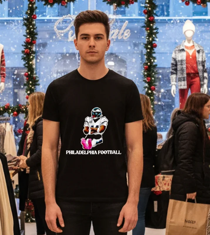 Philadelphia Football Just Chillin Birds T   Black T Shirt