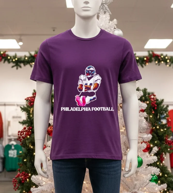 Philadelphia Football Just Chillin Birds T Purple T Shirt