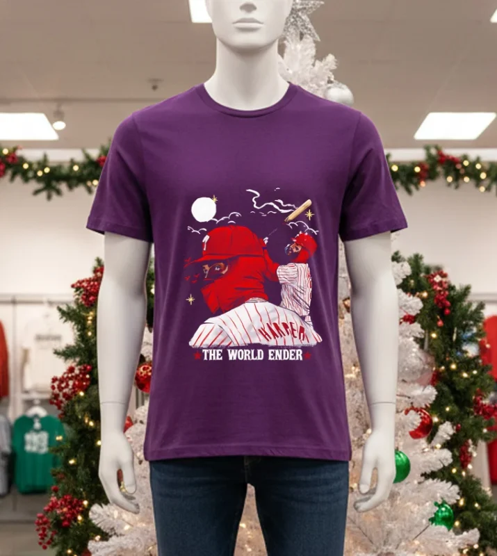 Philadelphia Phillies The World Ender T   Purple T Shirt