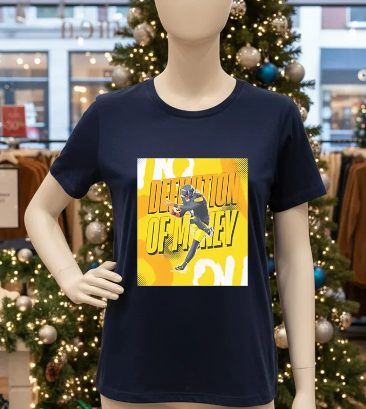 Pittsburgh Steelers Definitely Of Money Navy T Shirt